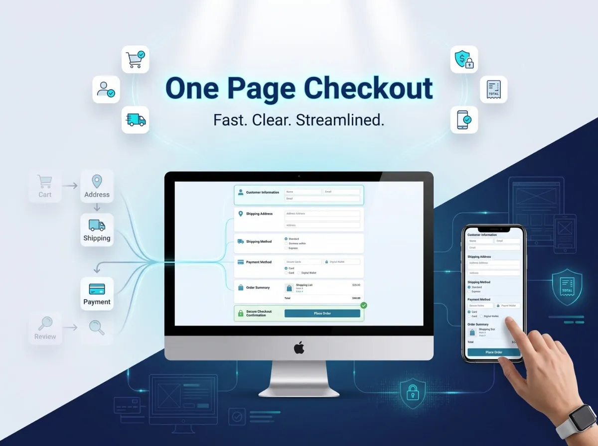 How to Improve the nopCommerce Checkout Experience with One Page Checkout